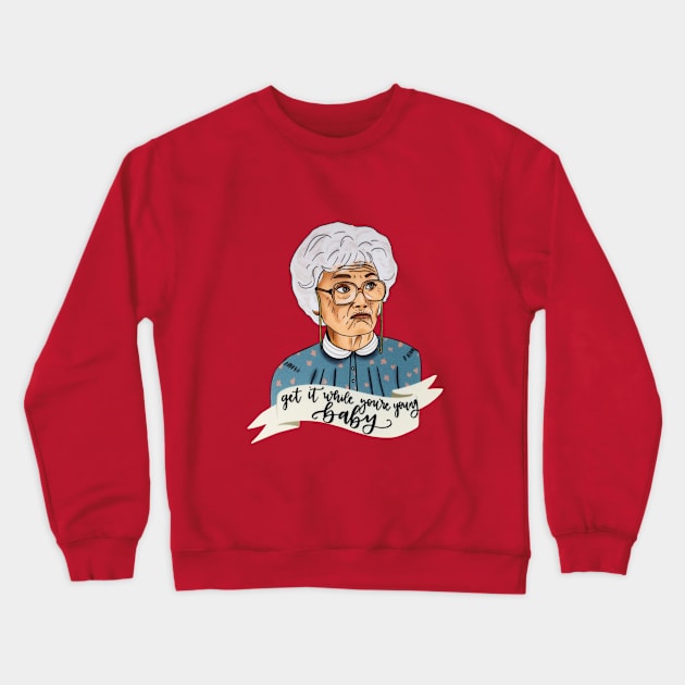 Golden Girls Sophia Petrillo Funny Coffee Crewneck Sweatshirt by sudaisgona